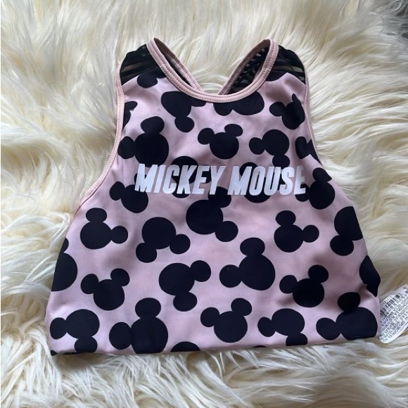Zara Shirts & Tops Zara Kids Girls Mickey Mouse Sports Bra Poshmark